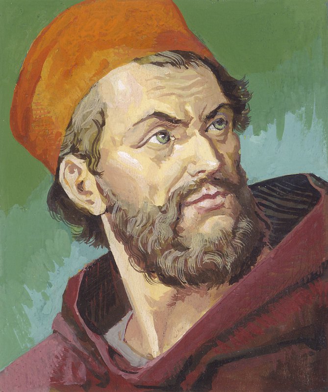 Marco Polo (gouache sur papier) - Severino Baraldi
