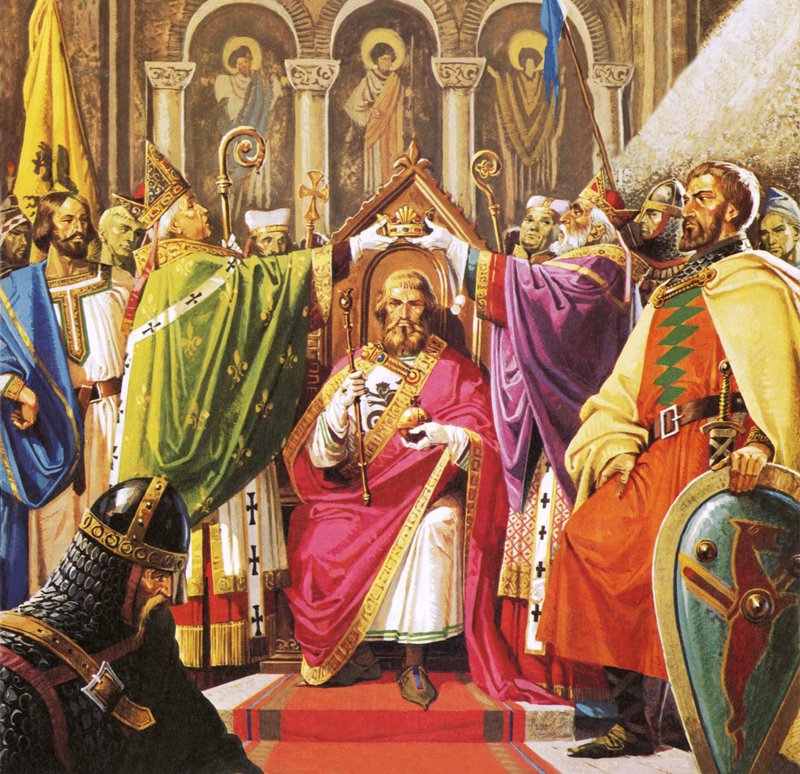 Le couronnement de Guillaume le Conquérant - Severino Baraldi