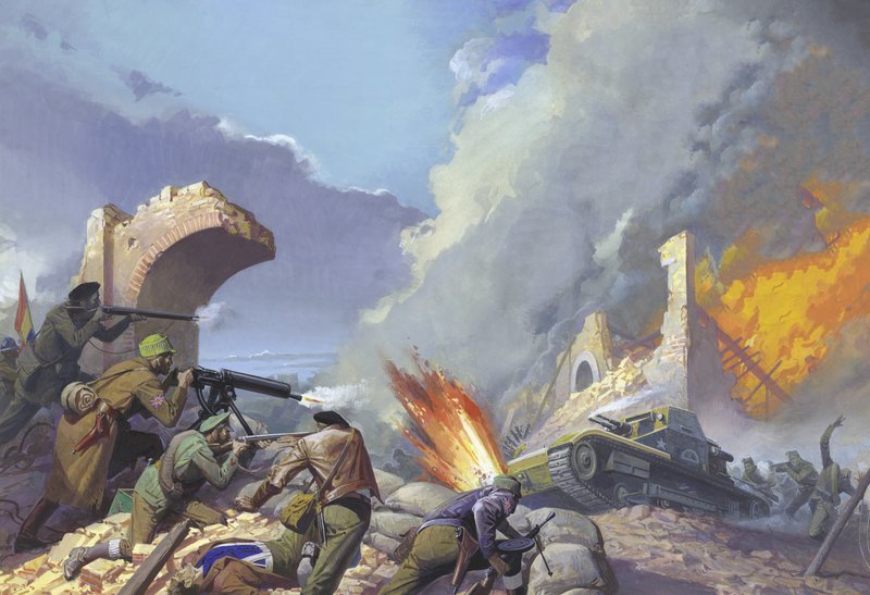 La guerre civile espagnole - Severino Baraldi