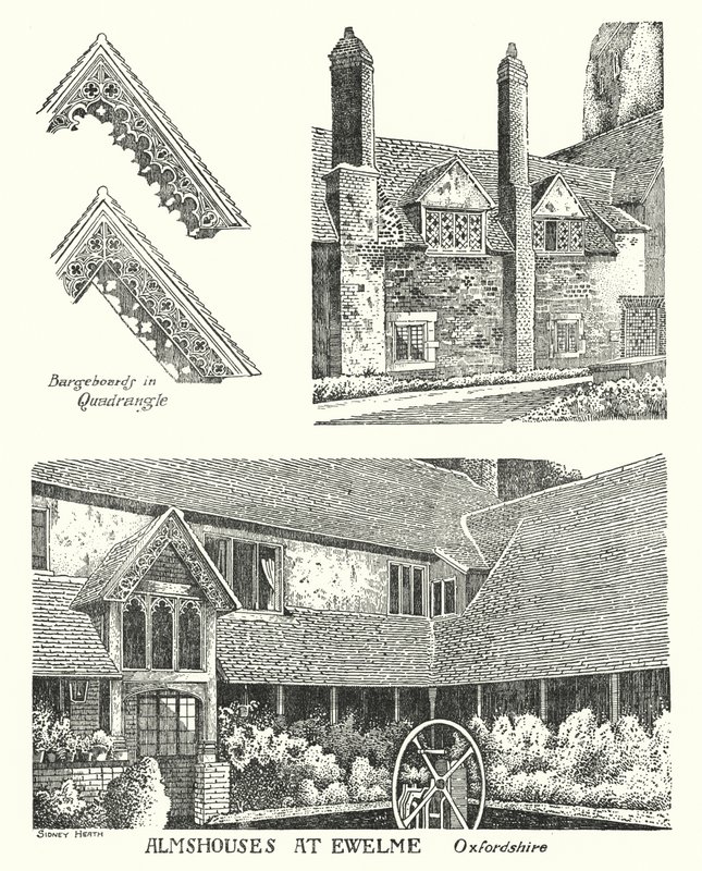 Maisons de Charité à Ewelme, Oxfordshire - Sidney Heath