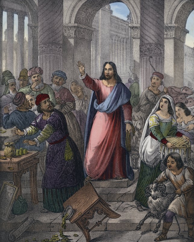 Christ purifie le temple - Siegfried Detler Bendixen