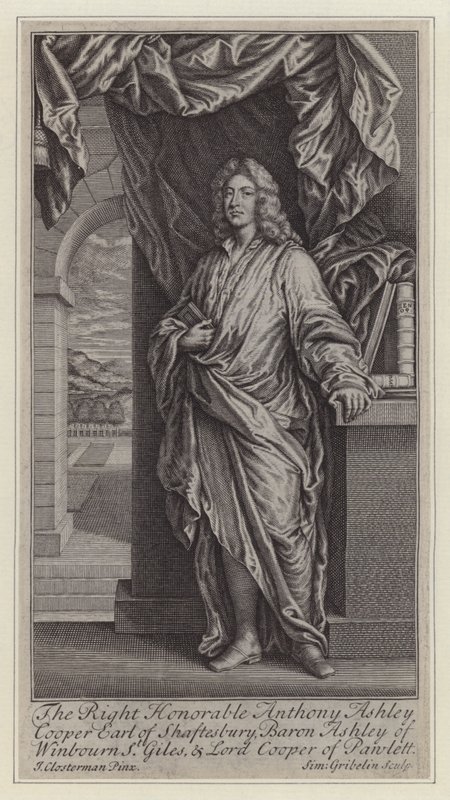 Anthony Ashley Cooper - Simon II (after) Gribelin