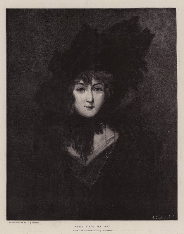 La jolie veuve - Simon Jacques Rochard