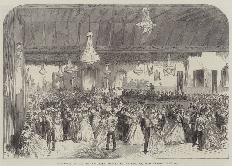 Bal donné par la Honourable Artillery Company à l