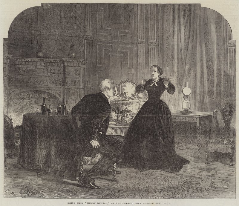 Scène de Henry Dunbar, au Théâtre Olympique - Sir John Charles Robinson