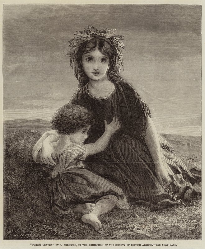 Feuilles de forêt - Sophie Gengembre Anderson