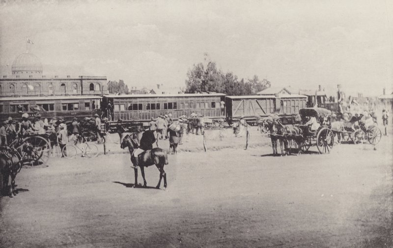 Vues historiques, le premier train à atteindre Johannesburg - South African Photographer