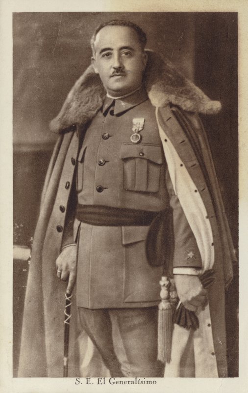Francisco Franco, général et dictateur espagnol (photo n/b) - Spanish Photographer