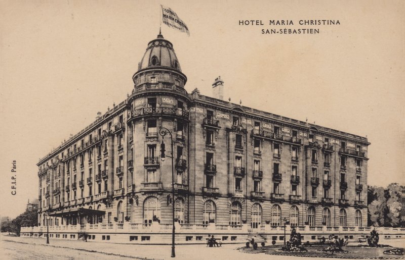Hôtel Maria Christina, San-Sebastien (photo n/b) - Spanish Photographer
