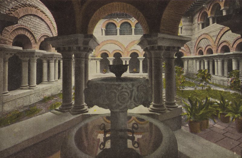 Montserrat : Claustre romanic ; Claustro romanico (photo en couleur) - Spanish Photographer