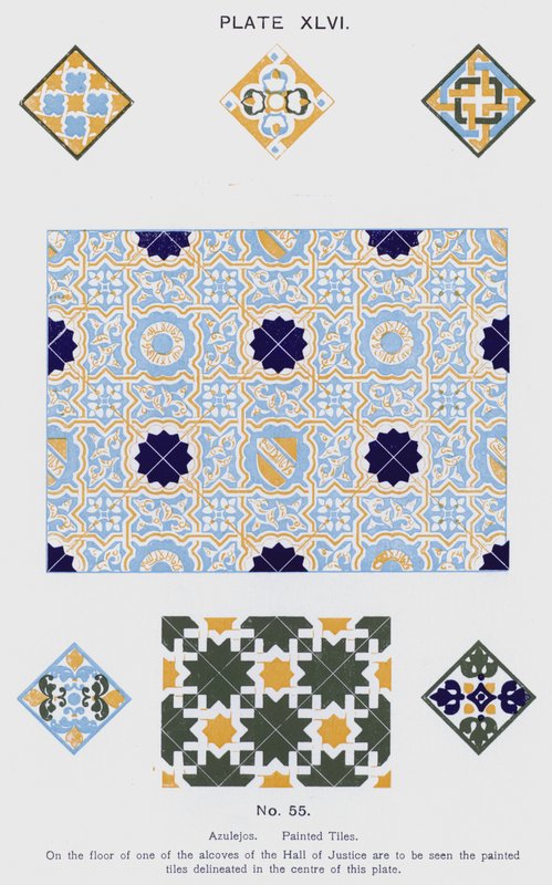 Azulejos, carreaux peints - Spanish School