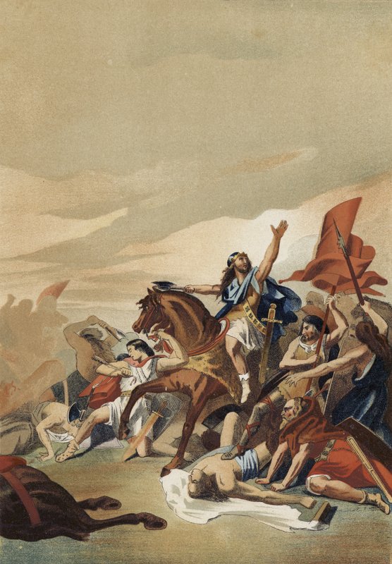 Bataille de Tolbiac, 496 - Spanish School