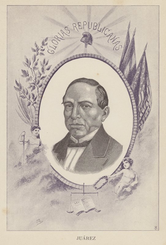 Benito Juarez, avocat et homme politique mexicain - Spanish School