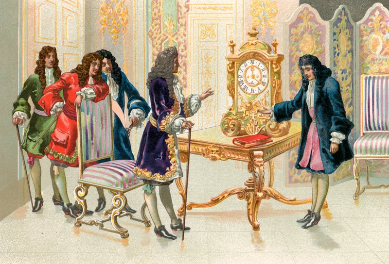 Christiaan Huygens présentant l
