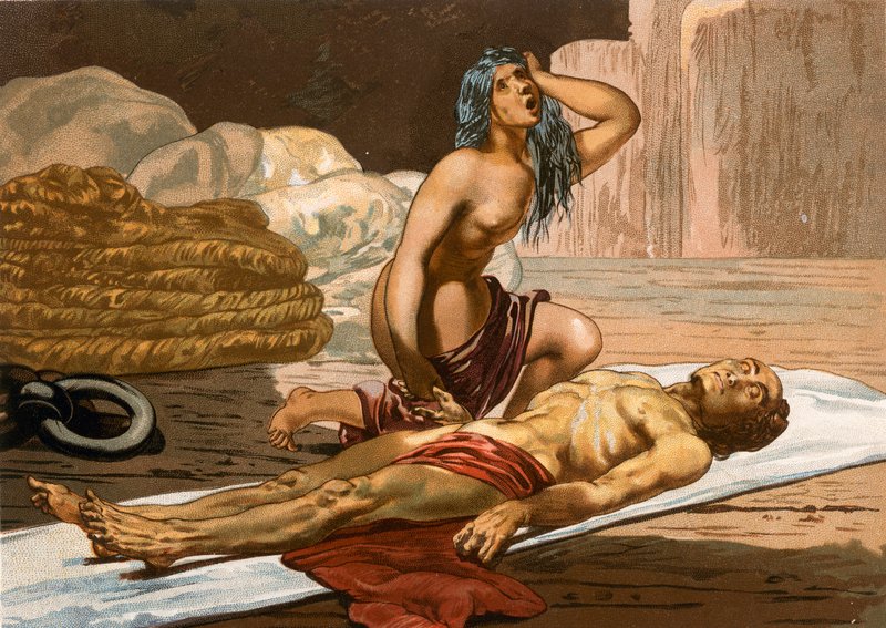 Mort du chef Caonabo à Hispaniola - Spanish School