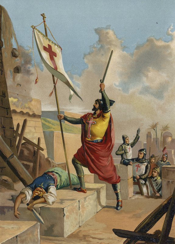Godefroy de Bouillon, chevalier franc et croisé, XIe siècle - Spanish School