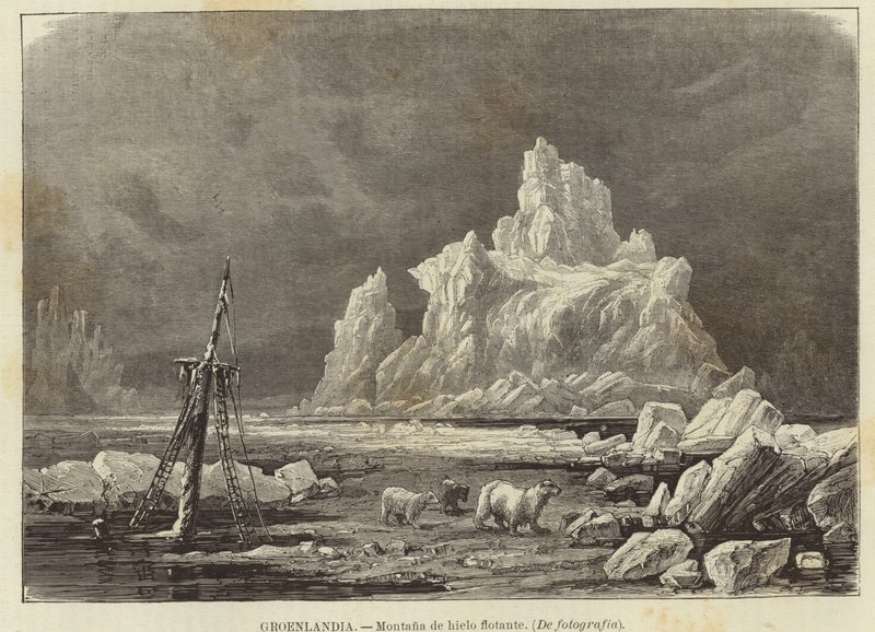 Groenland - Montagne de glace flottante - Spanish School