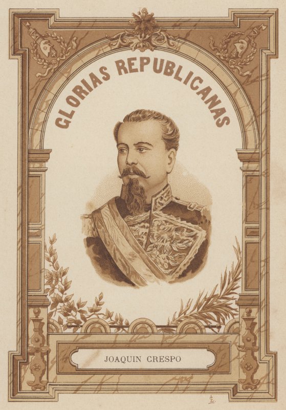 Joaquin Crespo, homme politique et soldat vénézuélien - Spanish School
