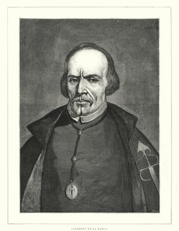Pedro Calderon de la Barca, soldat, prêtre et auteur espagnol - Spanish School