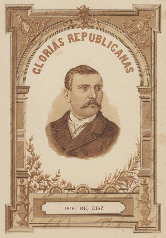 Porfirio Diaz, soldat et politicien mexicain - Spanish School