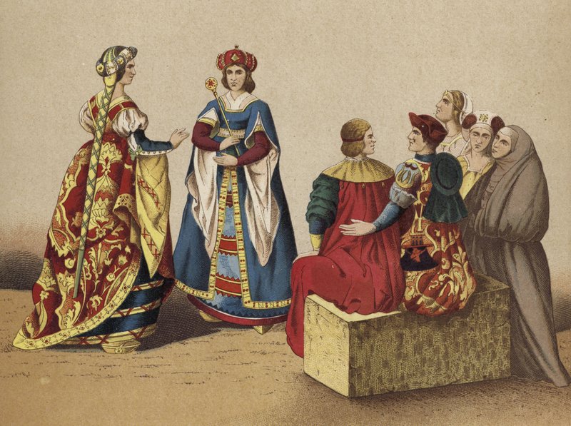 Costumes espagnols du XVe siècle - Spanish School