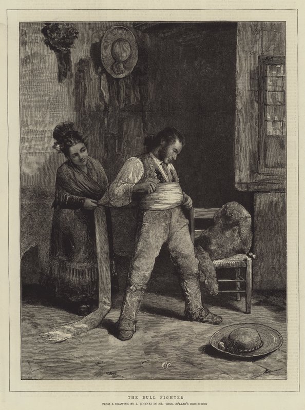 Le torero (gravure) - Spanish School