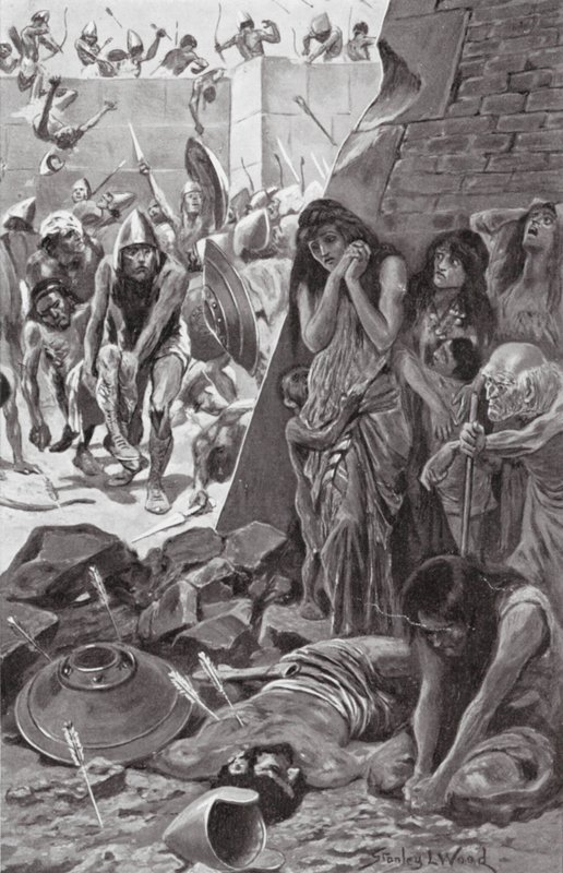 Tyr assiégée par Nabuchodonosor de Babylone - Stanley L. (after) Wood