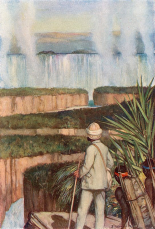 Livingstone aux chutes Victoria - Stephen Reid