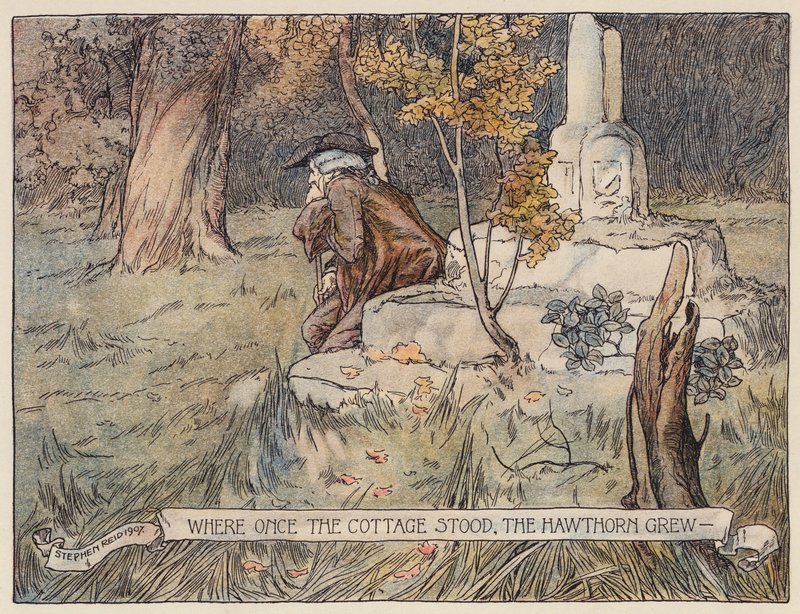 Illustration pour Le Village Abandonné par Oliver Goldsmith - Stephen Reid