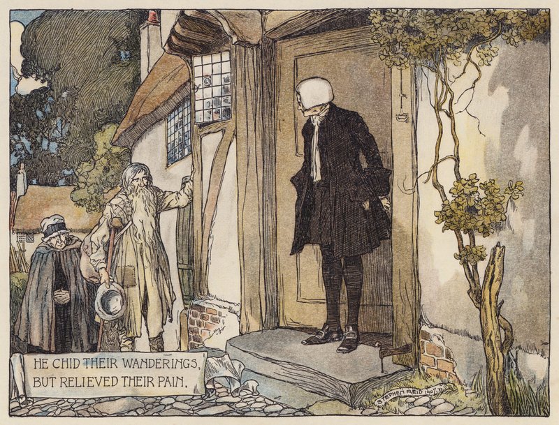 Illustration pour Le Village déserté par Oliver Goldsmith - Stephen Reid