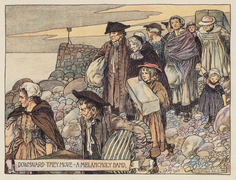 Illustration pour Le Village Abandonné par Oliver Goldsmith - Stephen Reid