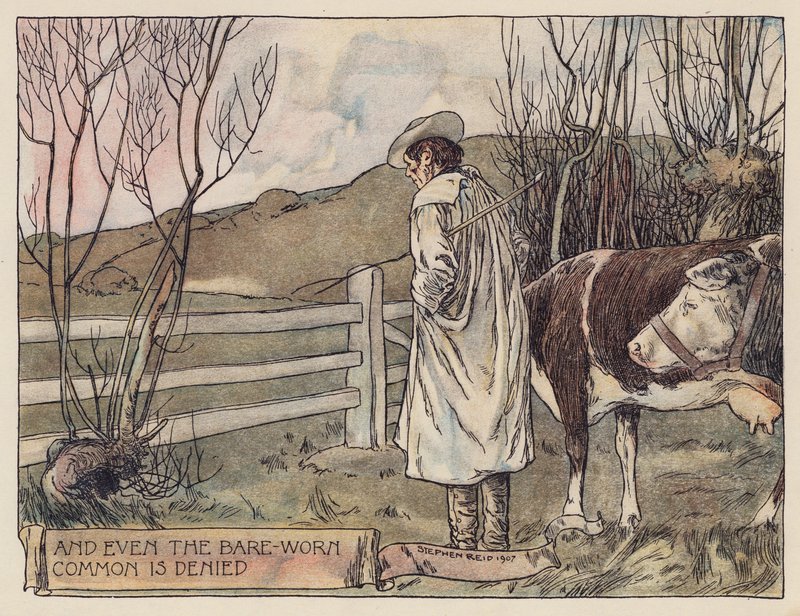 Illustration pour Le Village Abandonné par Oliver Goldsmith - Stephen Reid