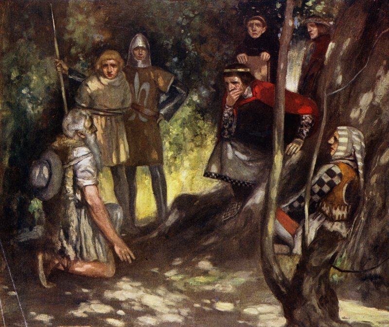 Saint Louis de France dans le bois de Vincennes - Stephen Reid