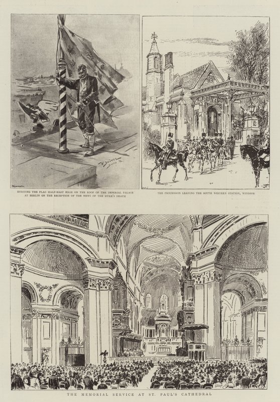 Les funérailles de SAR feu le duc de Clarence et Avondale - Stoewer Willy