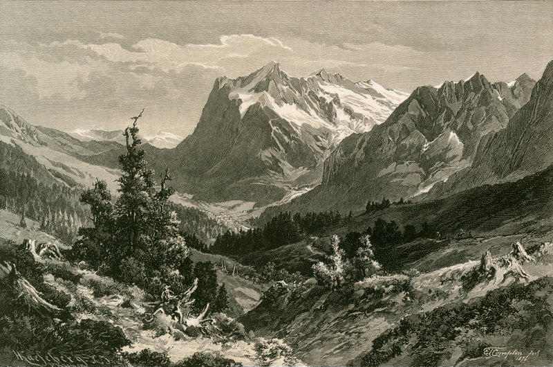 Près de Grindelwald, Oberland bernois - Swiss School