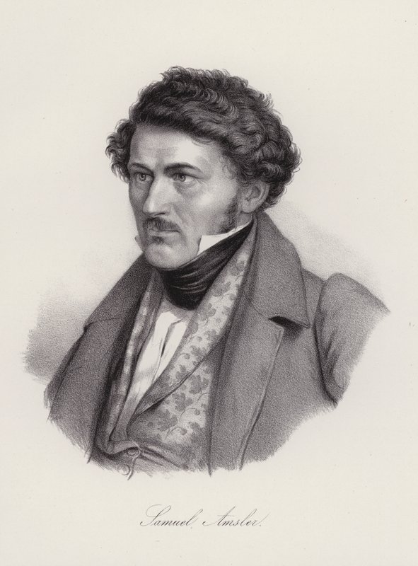 Samuel Amsler, graveur suisse (gravure) - Swiss School