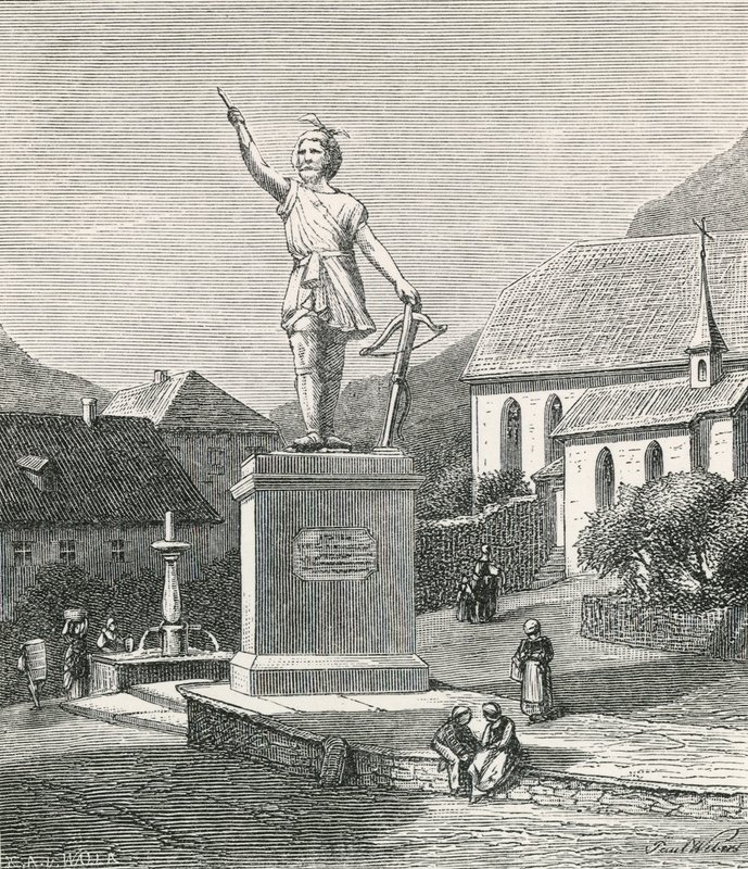 Statue de Tell à Altdorf, près de l
