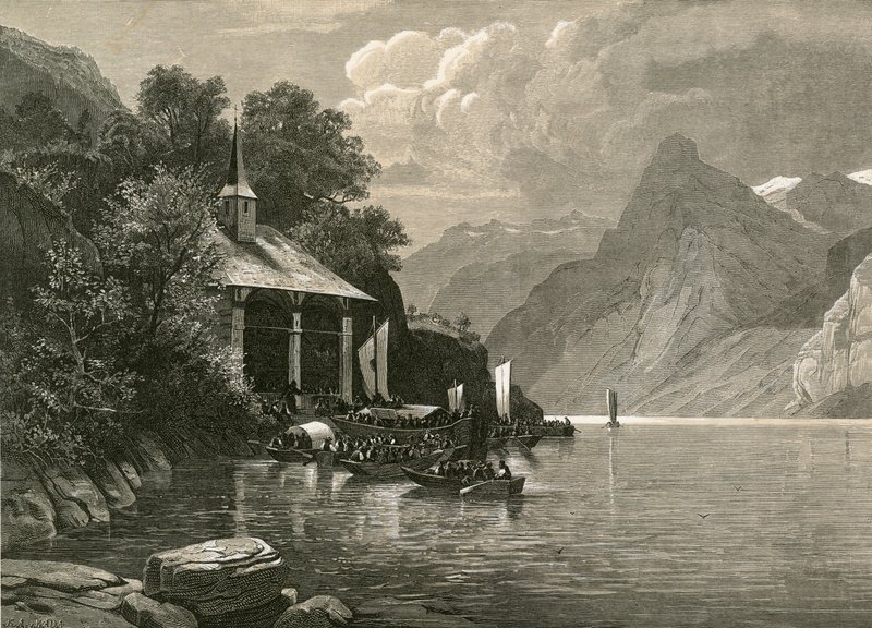 La Chapelle de Tell sur la Tellenplatte, Baie d