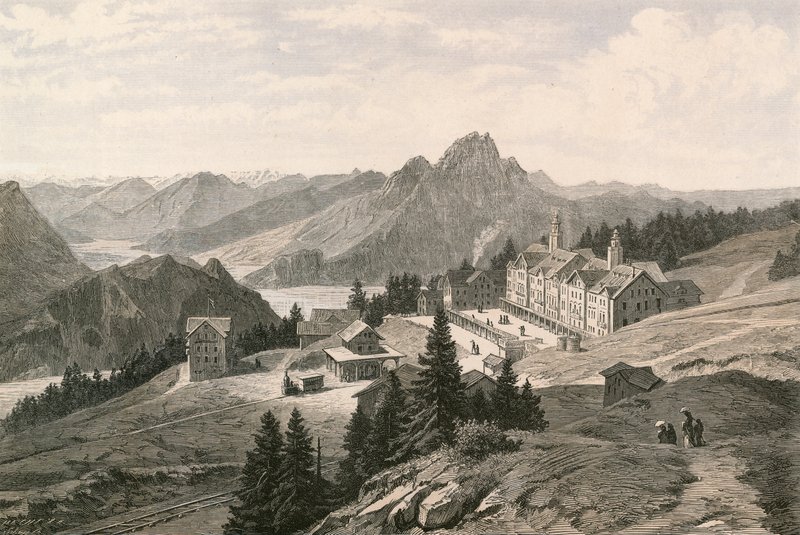 Le Rigi-Kaltbad, en direction du Mont Pilate - Swiss School