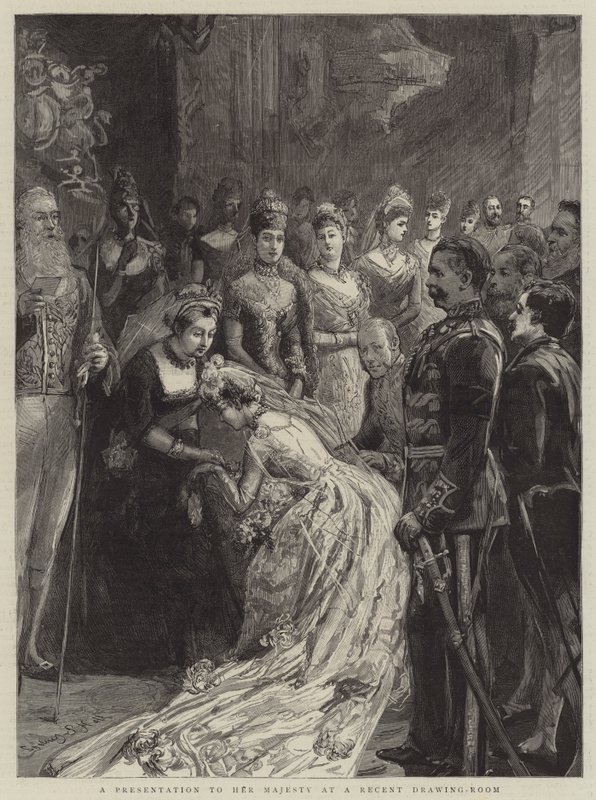 Une présentation à Sa Majesté lors d