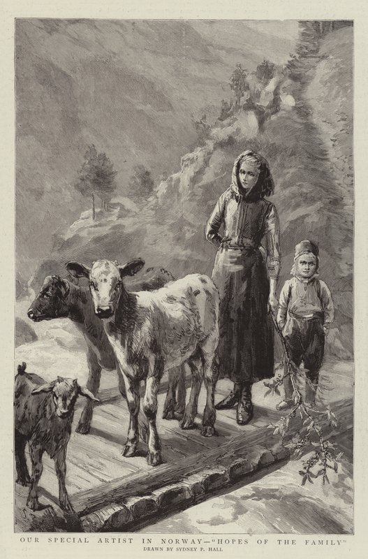 Notre artiste spécial en Norvège, espoirs de la famille - Sydney Prior Hall