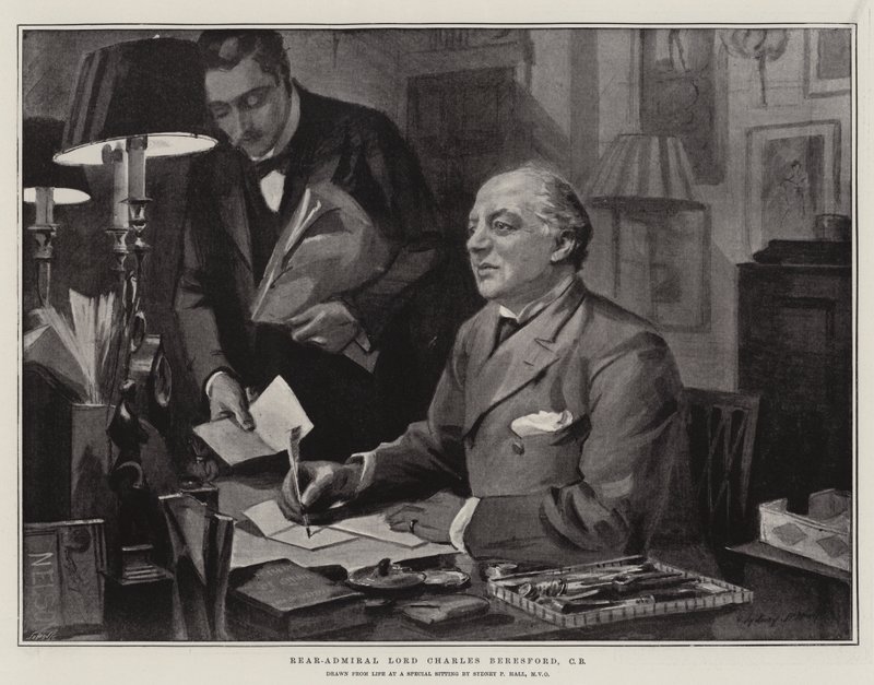 Contre-amiral Lord Charles Beresford, CB - Sydney Prior Hall