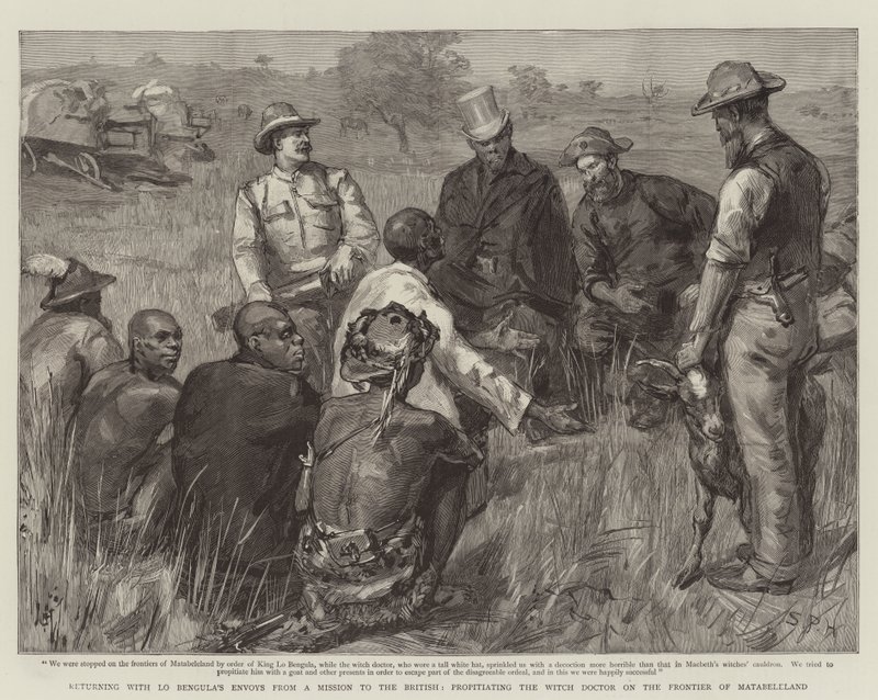 Retour avec les envoyés de Lo Bengula d