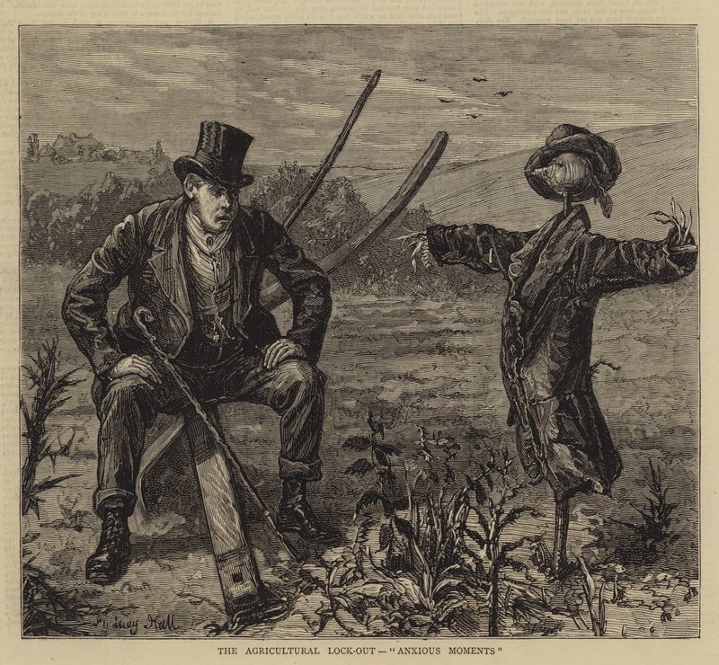 Le lock-out agricole, moments anxieux - Sydney Prior Hall