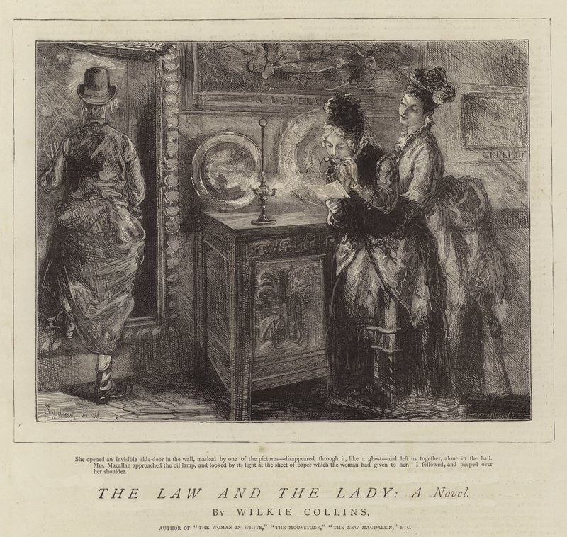 La loi et la dame, un roman - Sydney Prior Hall