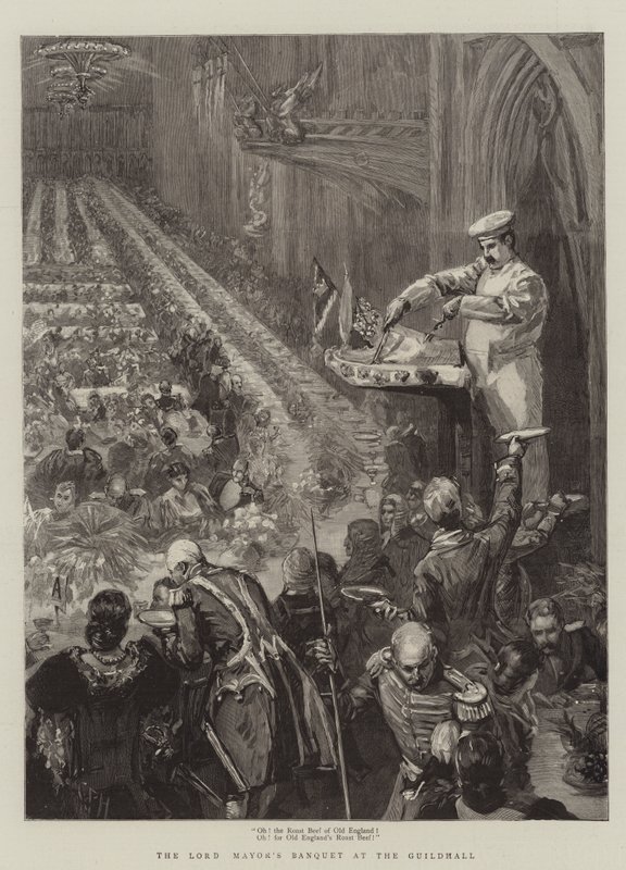 Le Banquet du Lord Maire à Guildhall - Sydney Prior Hall