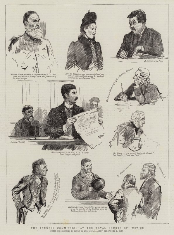 La Commission Parnell aux Royal Courts of Justice - Sydney Prior Hall