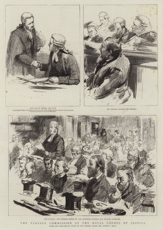 La Commission Parnell aux Royal Courts of Justice - Sydney Prior Hall