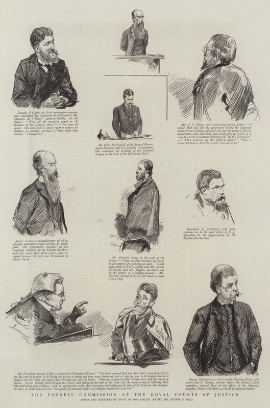 La commission Parnell aux Royal Courts of Justice - Sydney Prior Hall