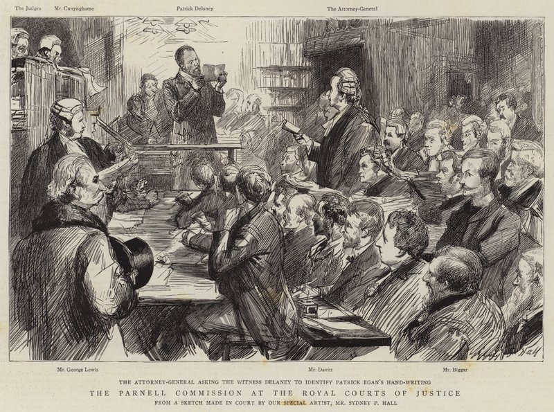 La commission Parnell aux Royal Courts of Justice - Sydney Prior Hall